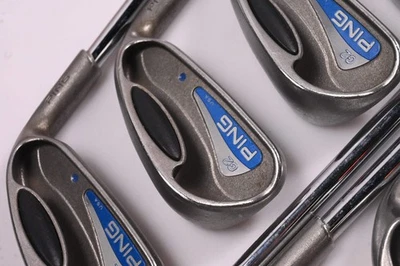 Ping G2 Irons / 3-PW+SW / Blue Dot / Regular Flex Ping Shafts - Image 1 of 4