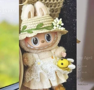 (No Doll) Compatible Skirt Set For LABUBU The Monsters Plush Doll Hat Dress Suit - Picture 1 of 9