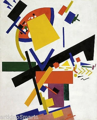 KAZIMIR MALEVICH SUPREMATISM 1915 GICLEE PRINT FINE CANVAS - Image 1 of 1