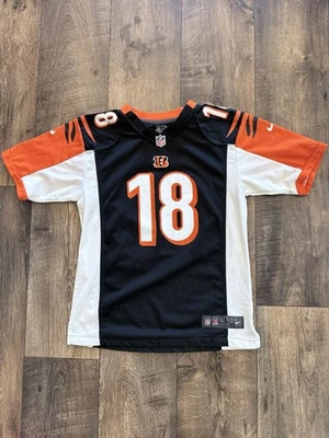 Camiseta de fútbol americano Nike de los Cincinnati Bengals para niños grande AJ verde juvenil Foto 1 de 4