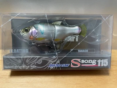GAN CRAFT S-SONG 115 Floating #01 Tanago swimbait glidebait Unused Jointed Claw - Image 1 of 4