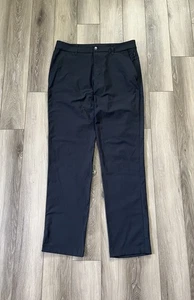 Pantalones chinos Lululemon para hombre 32” x 34” ABC Commission calce relajado gris elástico - Imagen 1 de 8