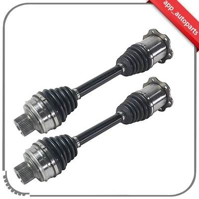 Pair Front For Audi A4 Quattro 2013-16 A5 Quattro 2012-17 2.0L CV Axle Shafts - Imagem 1 de 4