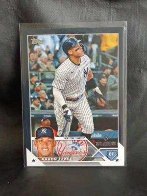 2023 TOPPS MLB X PLAYERS CLUBHOUSE PROMO BLACK BORDER AARON JUDGE 1 - Image 1 of 2