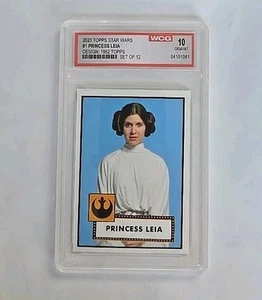 2023 Topps Star Wars Principessa Leia 1952 Design Card #1 Throwback Thursday Mint - Foto 1 di 2