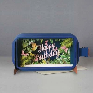 Alljoy Design Message In A Bottle 3D Pop Up Karte - Happy Birthday MIB084 - Bild 1 von 1