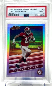 2020 Panini Chronicles DP Absolute RC #3 TUA TAGOVAILOA PSA 9 MT Dolphins - Picture 1 of 2