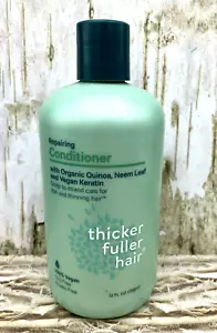 Thicker Fuller Hair Repairing Conditioner 12oz Vegan Quinoa Neem Leaf Keratin - Picture 1 of 3
