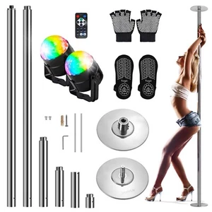 SereneLife Professional Spinning Dancing Pole - Portable & Removable Fitness P - Picture 1 of 7