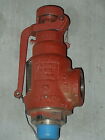3/4 x 1" TELEDYNE FARRIS #1850-0L SAFETY RELIEF VALVE, SET AT 20 PSI