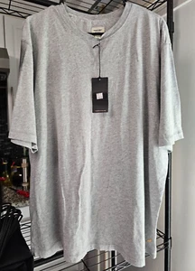 $52 True Grit Los Angeles CA Short Sleeve Pullover Light Gray Shirt - Size XL - Picture 1 of 13