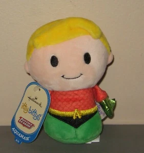 HALLMARK DC COMICS ITTY BITTYS AQUAMAN JUSTICE LEAGUE WITH ALL TAGS - Picture 1 of 2