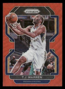 2021-22 Panini Prizm Prizms Ruby Wave #90 T.J. Warren - Picture 1 of 2