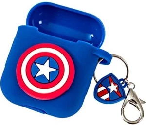 Marvel Avengers Captain America Case For AirPods by Culture Fly - Picture 1 of 1