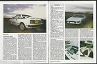 1985 TOYOTA MR-2 essai routier, article magazine britannique, Toyota MR 2