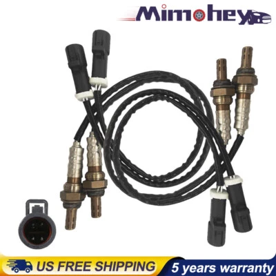 4pcs Up+Down Oxygen Sensor For 2000-2008 Ford E-150 E-250 E-350 F-250 Super Duty - Image 1 of 4