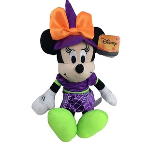 Disney Minnie Mouse Peluche Halloween 2019 Púrpura Just Play Animal de Peluche 10" Nuevo - Imagen 1 de 12