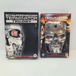 Terminator Trilogy + Terminator Salvation T-600 Limited Edition DVD Boxset UK R2 - Picture 1 of 5