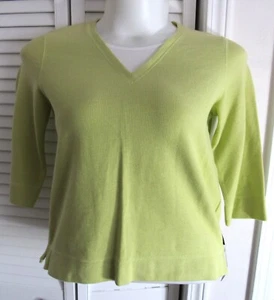 Liz Claiborne Crazy Horse 3/4 Sleeve Blouse Vintage Size Petite Medium *NWTS* - Picture 1 of 5