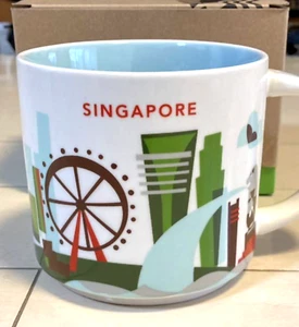 Taza de café Starbucks Singapur 14 oz colección You Are Here nueva sin caja - Imagen 1 de 3