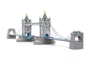 London Tower Bridge Metal Earth Serie Premium Modelo 3D Hágalo Usted Mismo Kit PS2009 Regalo - Imagen 1 de 11