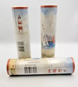 Sunworthy Wallpaper Border SailBoats Lighthouse Sand Beach (3) 5 yards each - Picture 1 of 7