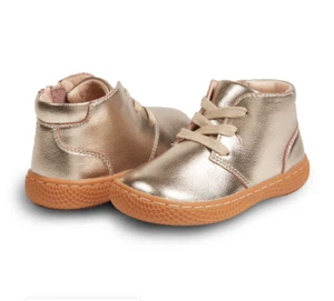 Livie & Luca Mighty Chukka Ankle Boot ~ Metallic Gold ~ Size 1Y~ New In Box - Picture 1 of 4