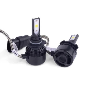 2 PC Matrix LED COB Fanless Headlight Bulb LED-H7 6000K - Picture 1 of 8