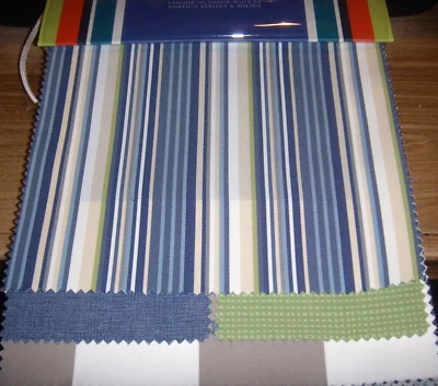 QUILTING FABRIC 55 PCS SAMPLE BOOKS  STRIPES 100% POLYPROPYLENE - Image 1 of 4