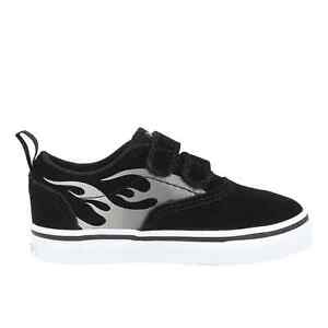 Vans Doheny VN0A4TZM3RV1 Toddler Black/Silver Skate Sneaker Shoes B881