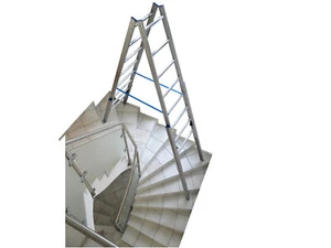 Treppenhausleiter Anzahl Sprossen: 2x8 - Bild 1 von 7