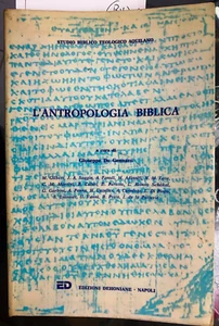(Religione) L'ANTROPOLOGIA BIBLICA - Napoli 1981 - Imagen 1 de 1