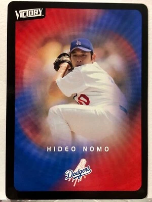 ⚾️ 2003 Upper Deck Victory ⚾️ Hideo Nomo, Los Angeles Dodgers, #42 - Image 1 of 2