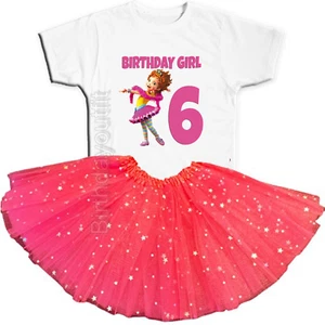 Fancy Nancy Party 6th Birthday Fuchsia Tutu Outfit Personalized Name option - Picture 1 of 4