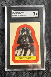 1983 Topps Star Wars #34 Darth Vader Return Of The Jedi Sticker SGC 7 - Picture 1 of 2