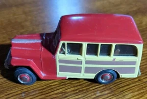 Raro modello USA US-7 1949 Willys Overland Jeep Station Wagon MODELLO IN METALLO - Foto 1 di 13