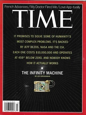 Time Magazine Infinity Machine Quantum Computing Francois Hollande Online Dating - Image 1 of 4
