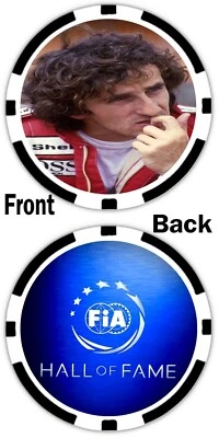 ALAIN PROST - FIA HALL OF FAME - POKER CHIP - FORMULA 1 , F1 , BOXCARS - Image 1 of 2