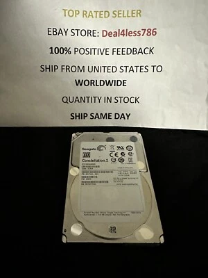 *NEW ZERO HOURS*-ST91000640NS- Seagate Constellation.2 1000GB 7200RPM 2.5" HDD - Image 1 of 2