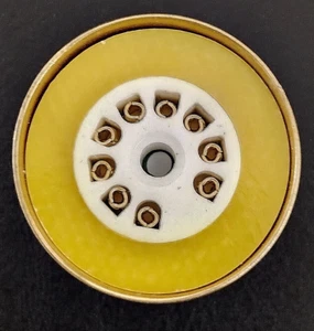 Socket adapter 6V6 6L6 to EL84 gold plated 2 pcs. USA stock fast delivery - Picture 1 of 3