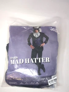 Hauntlook DARK MAD HATTER Costume Adult medium brand new fast shipping - Picture 1 of 3