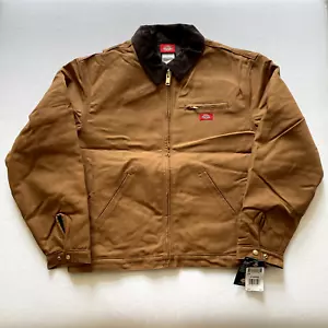 Vintage Dickies Detroit Jacket Mens XL Blanket Lined Duck Canvas Brown NWT - Picture 1 of 13