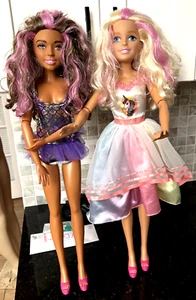 MATTEL Barbie Dolls Just My Size 28 Inch Tall Barbie Dolls Pre Owned SEE DETAILS - Picture 1 of 14