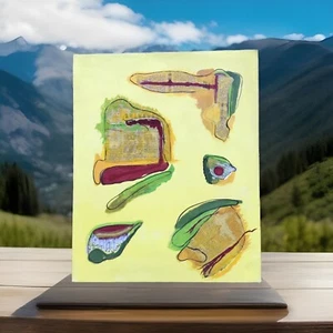 Angeboten Künstler Gemälde Abstrakt Dr Benjamin Gross Gemälde/Collage Expressionismus - Bild 1 von 8