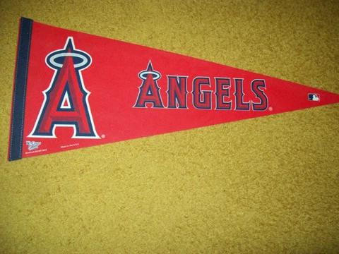 Anaheim Angels Felt Pennant 12" x 30" with soft plastic sleeve Cover