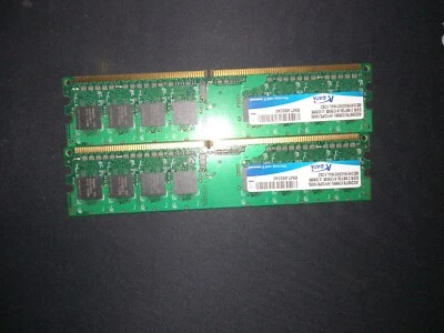 1GB Kit AD2667512MMU ADATA 2 X 512MB DDR2-667MHz PC2-5300 240-Pin - Image 1 of 2