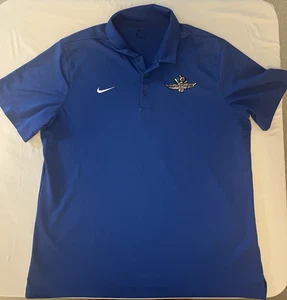 Indianapolis Motor Speedway Nike Polo Indy 500 Racing Golf Shirt Blue Adult XL - Picture 1 of 7