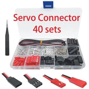 Kit de conector servo RC JST SYP Futaba 400 piezas macho/hembra + cable de 3 m​ - Imagen 1 de 9