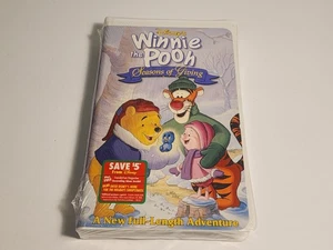 Disney Winnie the Pooh: Seasons of Giving VHS Tape 1999 Clamshell New SEALED! - Picture 1 of 4