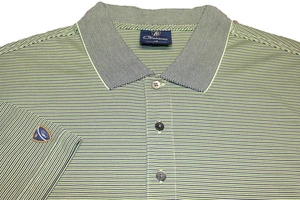 CLEVELAND CLASSIC POLY GOLF SHIRT--L--WRINKLE FREE--PERFECT--SPOTLESS!! - Picture 1 of 1